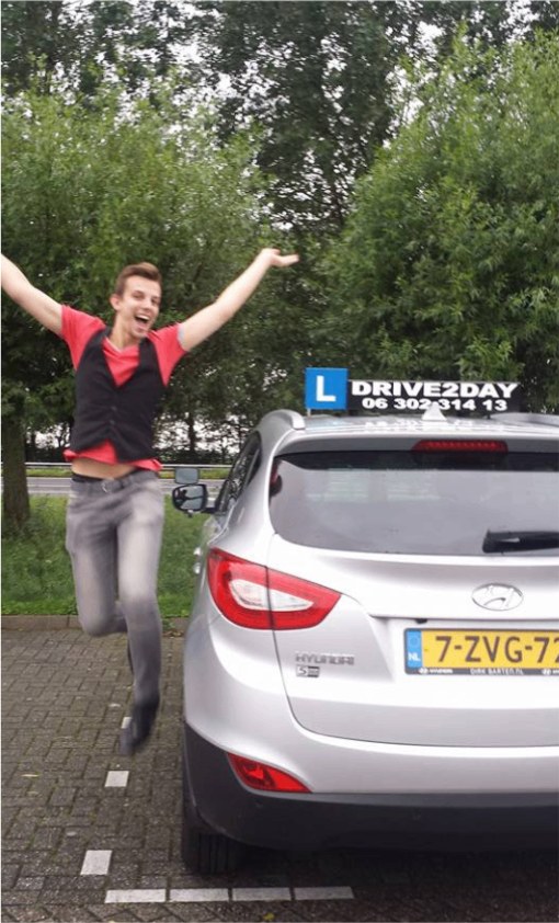 Geslaagde leerling van Drive2Day