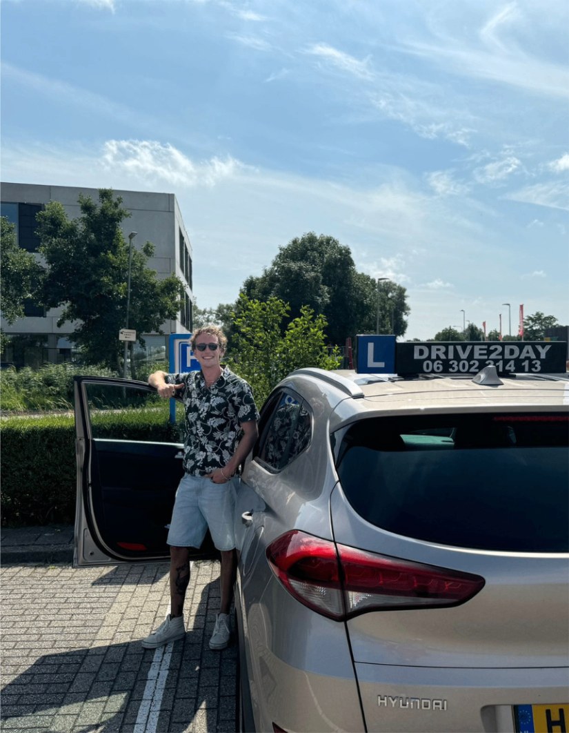 Geslaagde leerling van Drive2Day